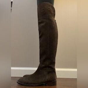 Tory Burch Brown Over the Knee Boots